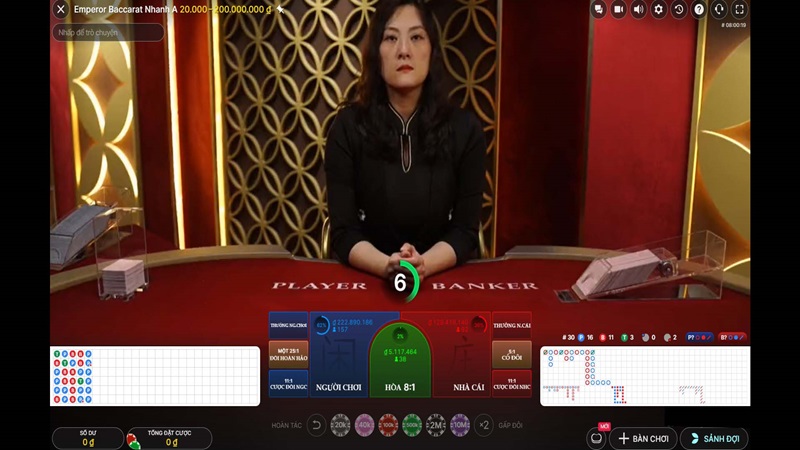 Game bài Baccarat chơi online rất thú vị